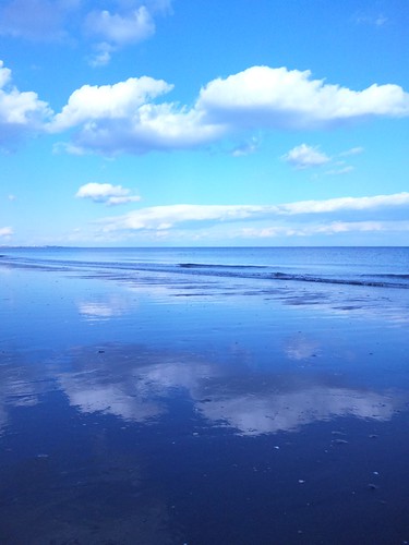 ocean blue sea beach day clear