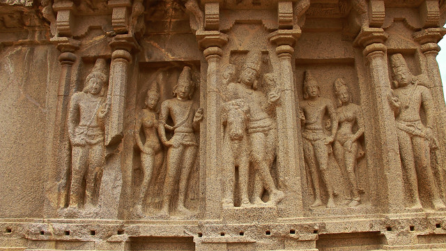 Beautiful and artistic sculpture of Pallava period- Mahabalipuram