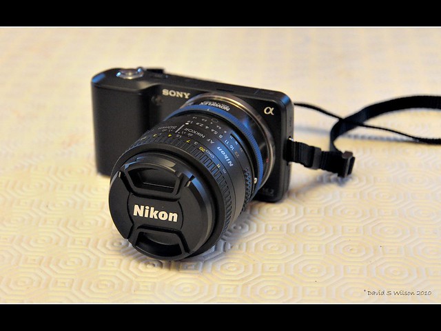 Sony Alpha NEX with Nikkor 50mm f/1.8