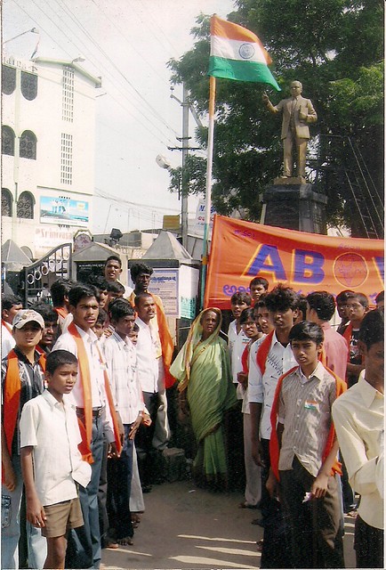 vijay krishna in abvp republic day celebrations (adoni)