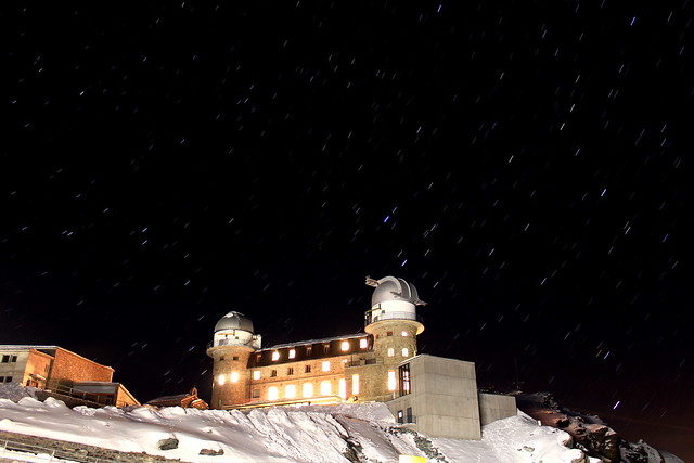 Observatorium auf dem Gornergrat ob Zermatt im Kanton Wallis in der Schweiz