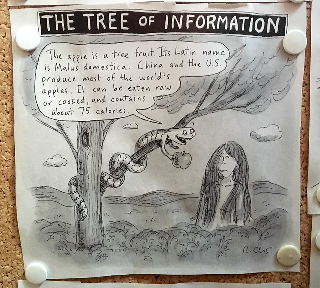 tree of information cartoon