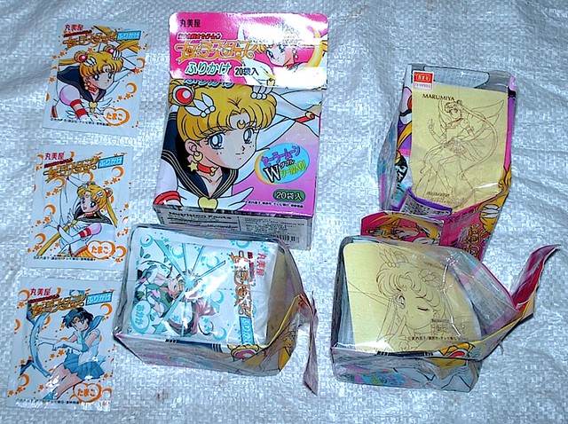 Sailor Moon 1990s Furikake/Rice Seasonings with Trading Cards