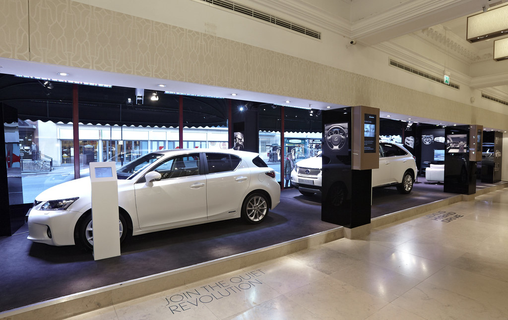 Lexus Hybrid Drive installation at Harrods