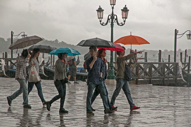 Venice in the rain
