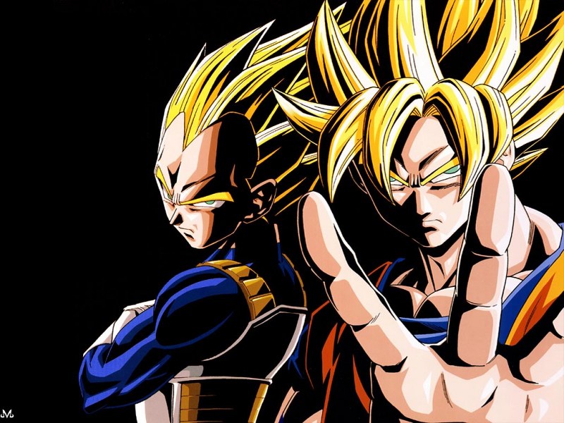 goku-and-vegeta-2 | See/read more about Dragon Ball Androids… | Flickr