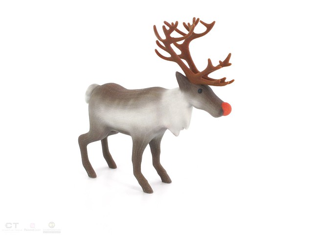 CreativeTools.se - PackshotCreator - 3D printed - ZPrinter - Reindeer - Rendjur