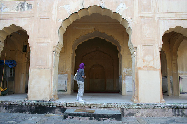 Jaipur, India: Entrance to an ancient mosque