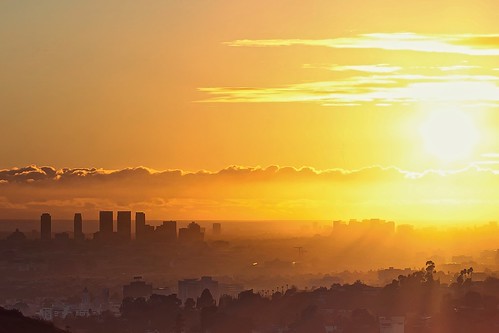california city light sunset sky cloud sun painterly building canon landscape gold golden losangeles cityscape horizon rays griffithobservatory ef24105mmf4lisusm eos5dmarkii