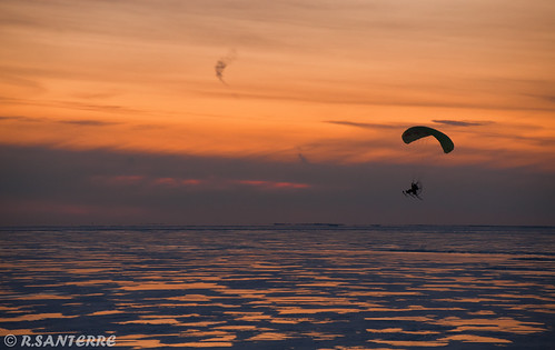 Paramotor / Paraglider_6 by Ronald Santerre, Pointe-du-Lac, Trois-Rivieres,
Quebec, Canada.

Paragliding is a recreational and competitive flying