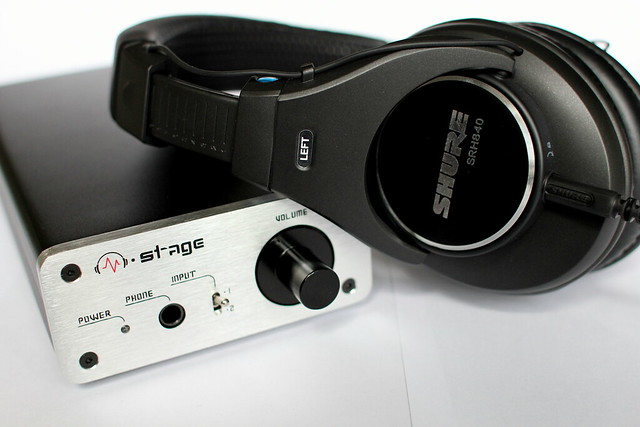 Shure SRH840 and Matrix m-Stage Amp