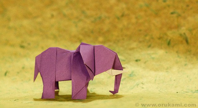 John Montroll Origami Elephant