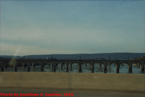Philadelphia & Reading Railroad Bridge, Edited Version, Harrisburg, Pennsylvania, USA, 2010