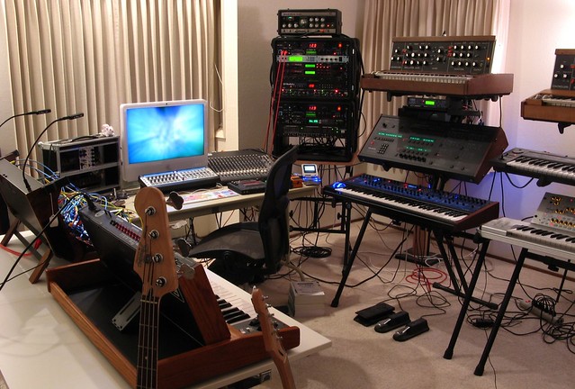 electronic studio. march 2011.