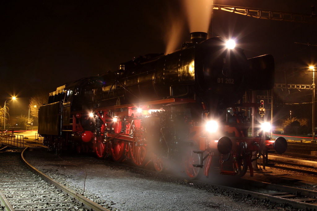 Dampflokomotive Pacific 01 202 in Lyss im Kanton Bern in d… | Flickr