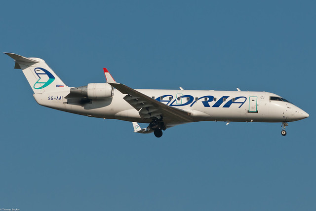 Adria Airways Bombardier Canadair Regional Jet CRJ-200LR S5-AAI (50252)