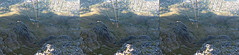Cable way Table mountain cable car in parallel and cross eye 3D