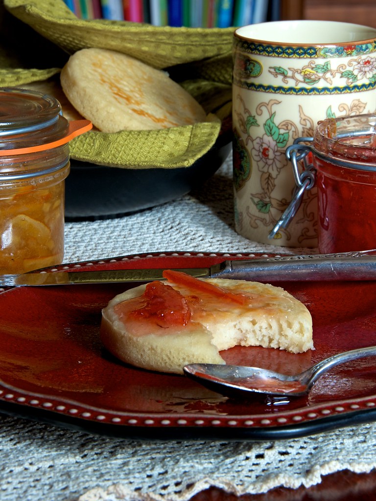 Sweeten Up Your Breakfast Routine with Jam-Filled Fried Crumpets!