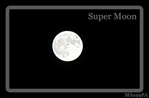 Super Moon Over Philadelphia