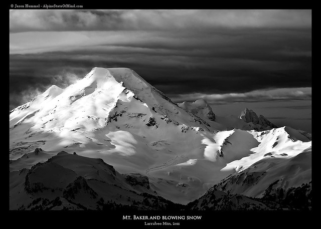 Mount Baker black and white Awesomeness