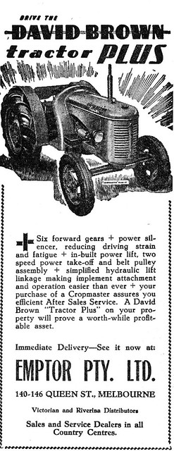 1951 David Brown Tractor Plus ad