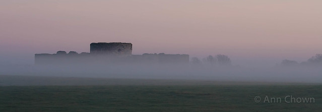 Camber Castle mist