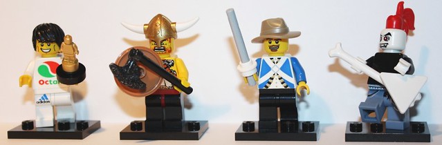 4 wanted series 4 minifigs