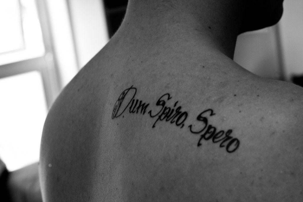 Надеяться на латыни. Спиро сперо. Дум Спиро сперо. Татуировки дум Спиро сперо. Дум Спиро сперо тату на руке.