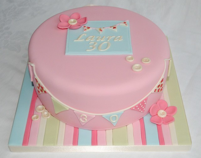 Cath Kidston Style Birthday Cake
