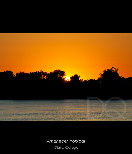 blue orange sun rio sunrise tropical tropico dianaquiroga