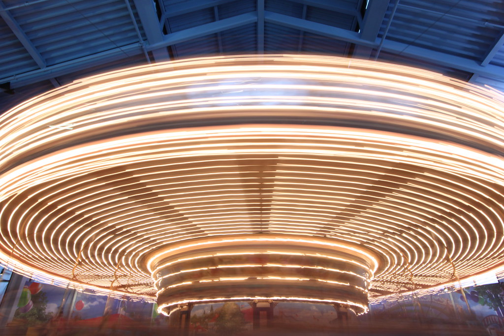 spinning carousel