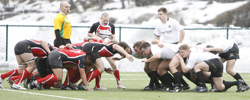 Army Rugby 009 | Army's pack of forwards prepare for a defen… | Flickr