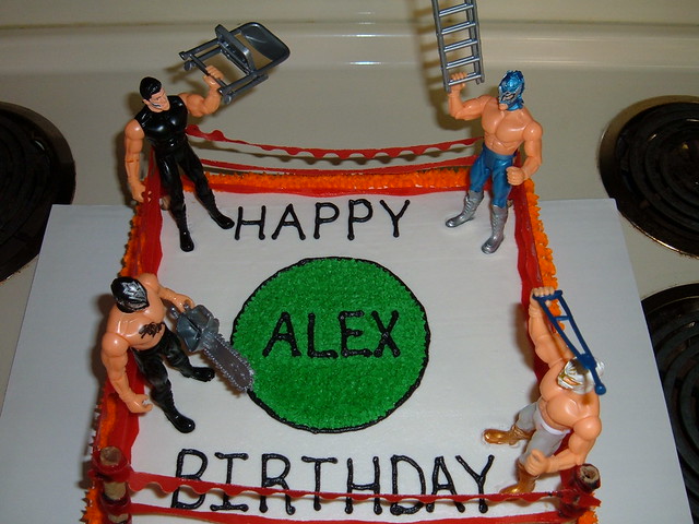 wrestling cake