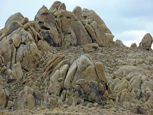 Mess of rocks in the Alabama Hills