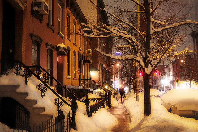 West Village Winter Scene
