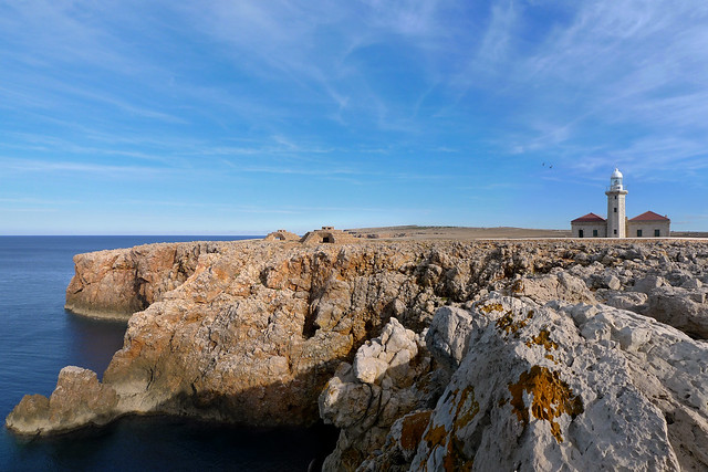 The barefaced cliffs of Punta Nati - Menorca