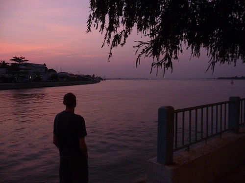 sunset river long delta vietnam jordan mekong vihn