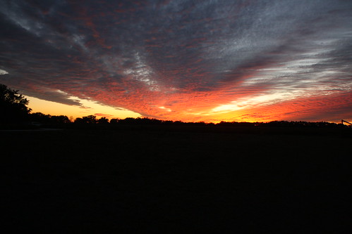 Sunset by Curb Crusher, park sunset state florida prairie february kissimmee preserver 2011