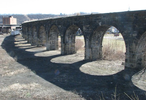 bridge ohio stone viaduct bellaire