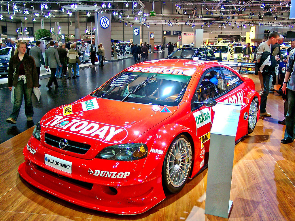 red Opel Astra V8 Coupé DTM Racing Car Joachim Winkelhock - a photo on ...