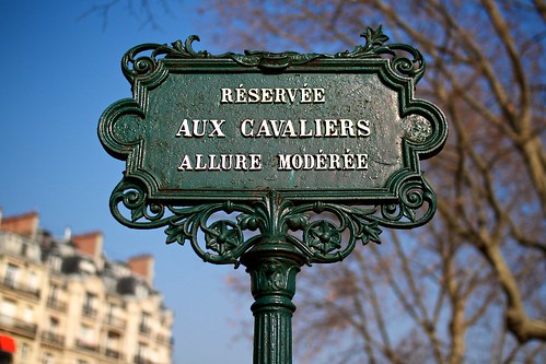 Réservée Aux Cavaliers by Jamie Long*