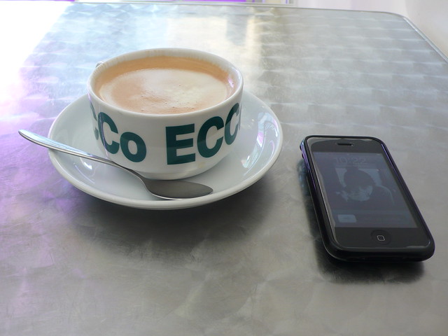 coffee/phone, ECCO, Lower Marsh