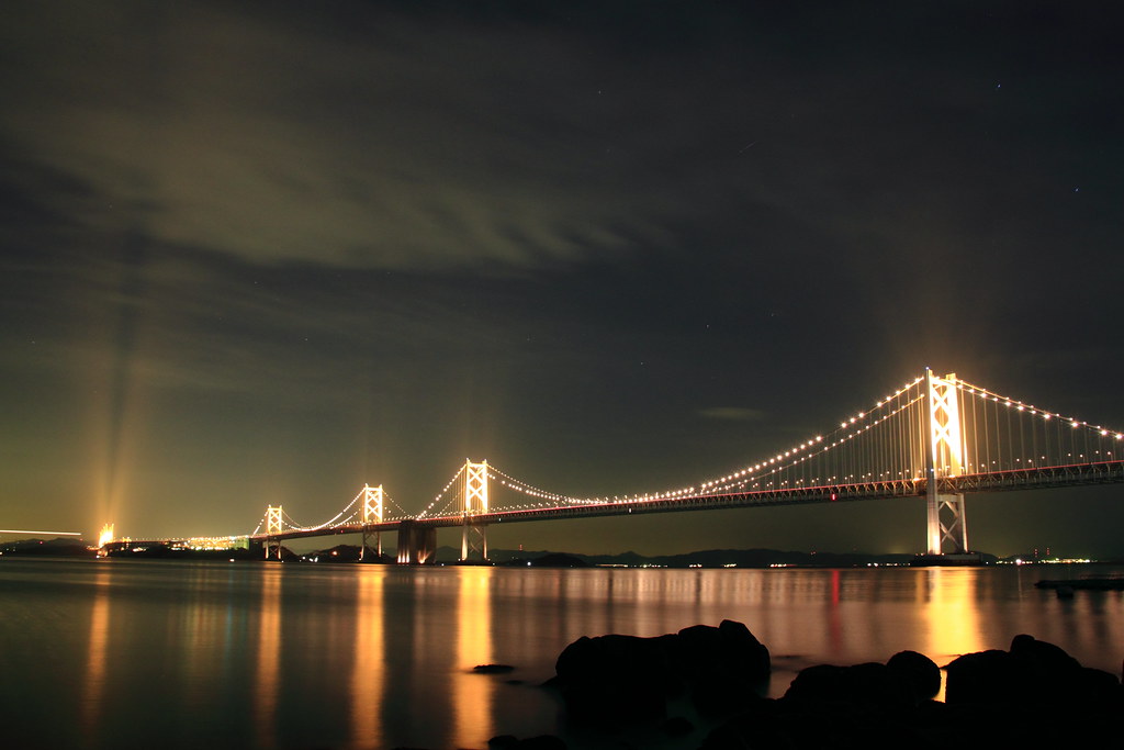 瀬戸大橋ライトアップ 坂出沙弥島 いつもありがとうございます よろしければこちらの写真一覧もどう ぞ Www F Flickr