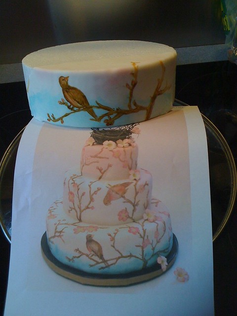 Practice go at a hand painted cake