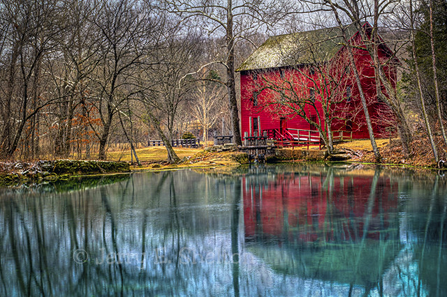 Reflections of An Old Red Mill