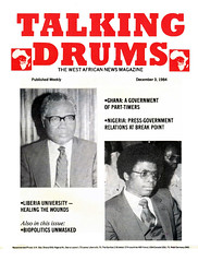 talking drums 1984-12-03 Ghana a government of part timers Nigeria press-government relations