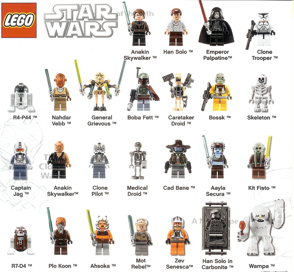LEGO Wars | The 2010 LEGO Star Wars mini figures entire…