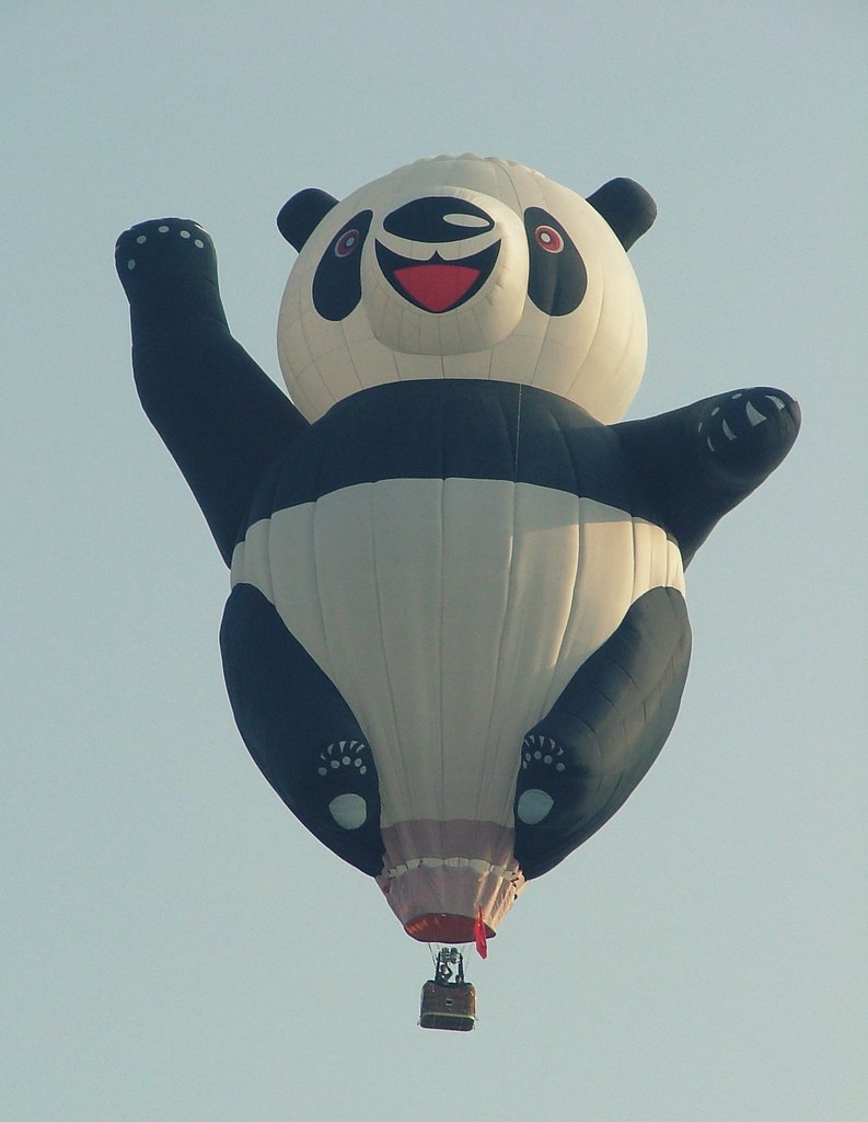 saga international balloon festival - panda balloon | Flickr