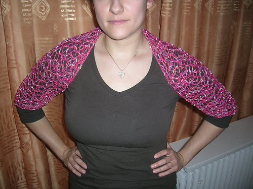 Mesh Shrug | by happy go lovely