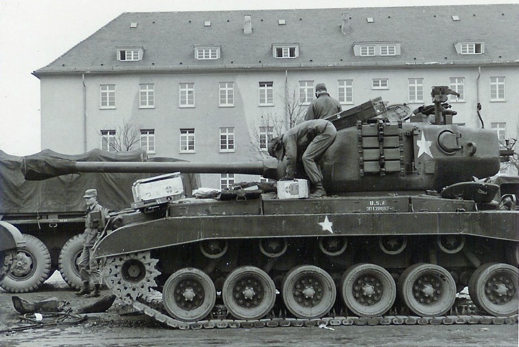 M26 Pershing Tank | Dad wrote on back 